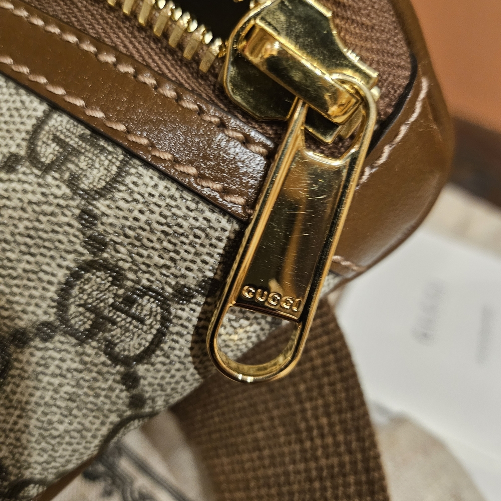 Sold Gucci Brown and Tan Woman Bag - Picture 9 of 10